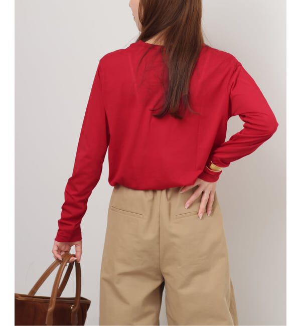 JOURNAL STANDARD relume「《追加5》シアークルーネックロングTシャツ」|Tシャツ・カットソー|