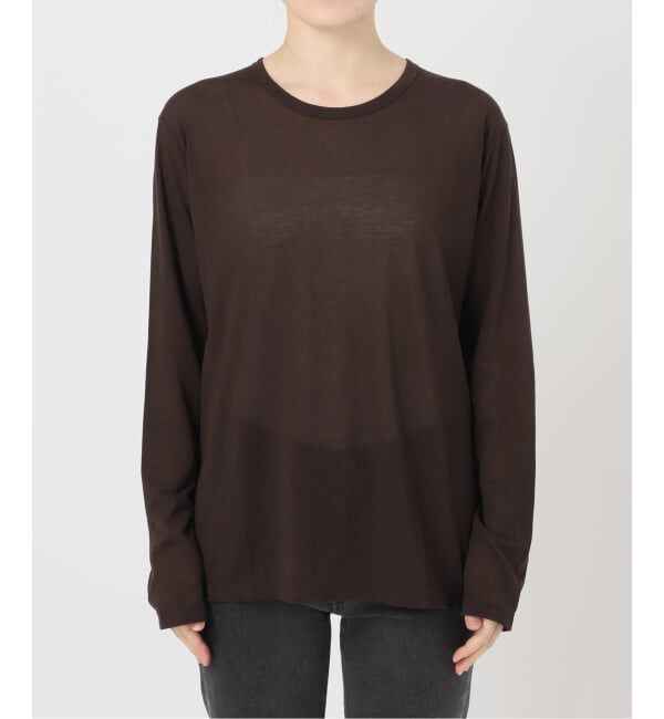 JOURNAL STANDARD relume「《追加5》シアークルーネックロングTシャツ」|Tシャツ・カットソー|