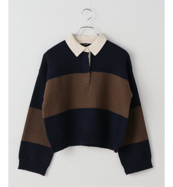 JOURNAL STANDARD「シェットランドウールラガーニット」|ニット・セーター|ブラウン