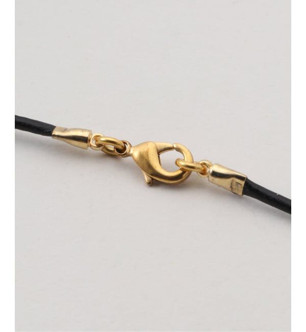 journal standard L'essage「【TIMELESS PEARLY】 CORD NOIR AVEC BOULE EN STRASS, BARRE：ネックレス」|ネックレス|