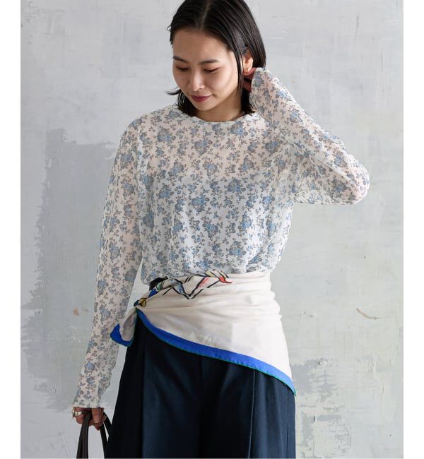 JOURNAL STANDARD「シアーフラワーカットソー」|Tシャツ・カットソー|