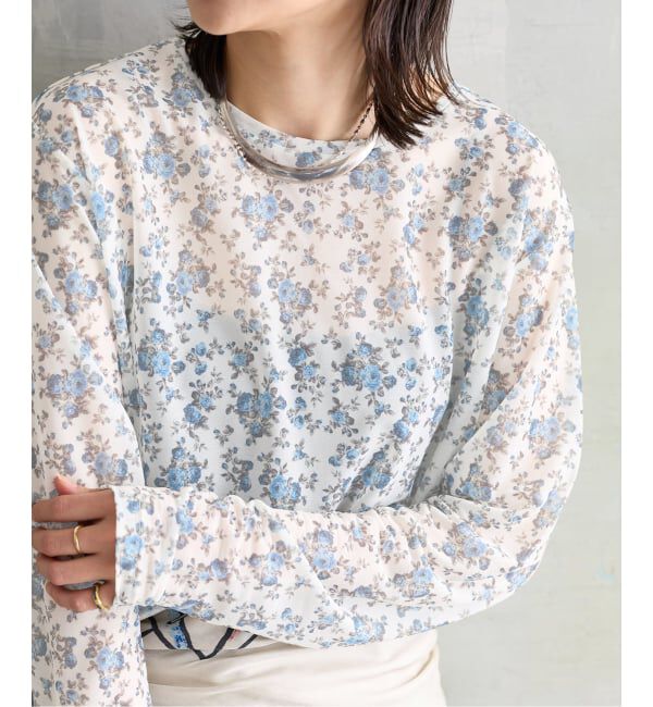JOURNAL STANDARD「シアーフラワーカットソー」|Tシャツ・カットソー|