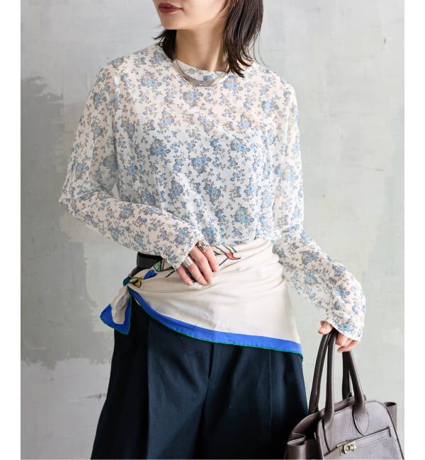 JOURNAL STANDARD「シアーフラワーカットソー」|Tシャツ・カットソー|