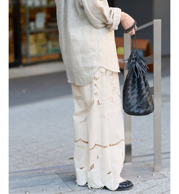 JOURNAL STANDARD「《予約》フラワーエンブロイダリースカラップパンツ」|その他|