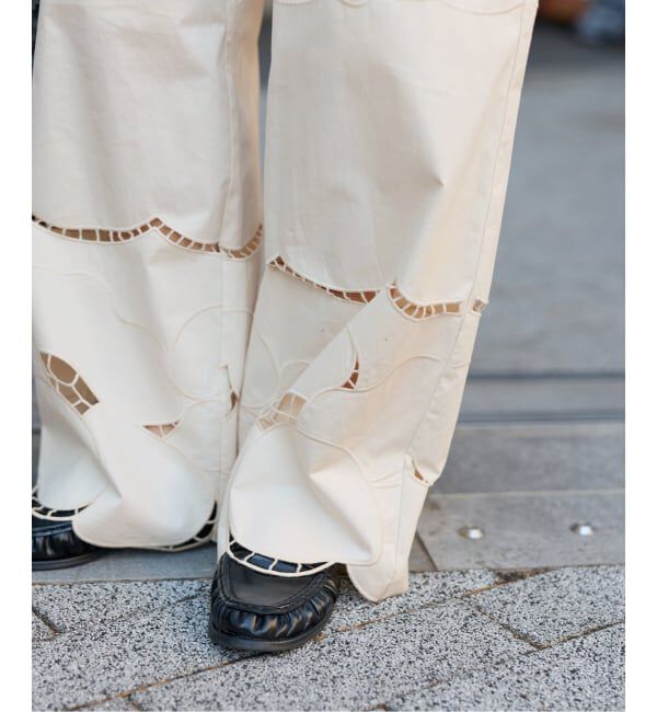 JOURNAL STANDARD「《予約》フラワーエンブロイダリースカラップパンツ」|その他|