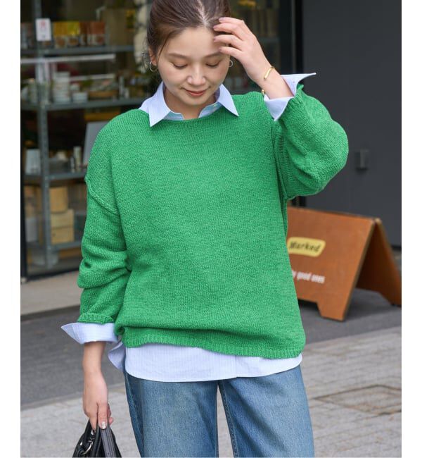 JOURNAL STANDARD「《追加2》テープヤーンDROPプルオーバー」|ニット・セーター|