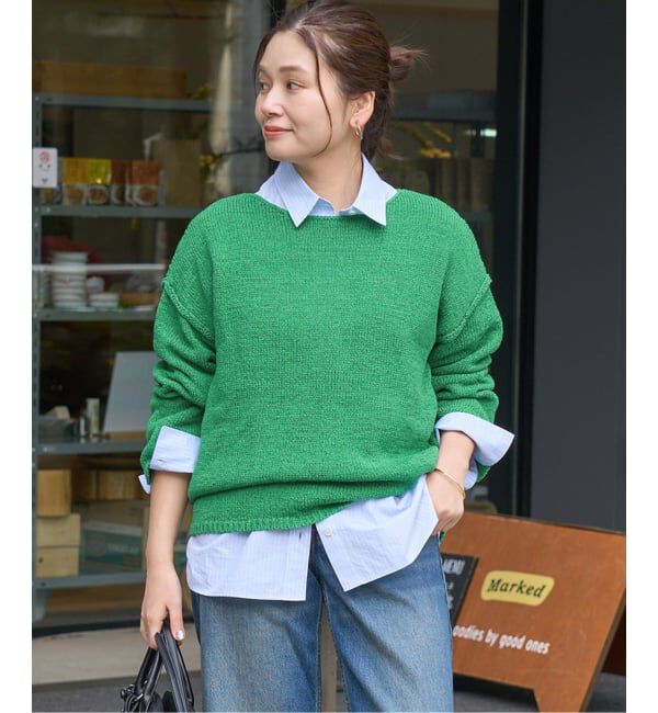 JOURNAL STANDARD「《追加2》テープヤーンDROPプルオーバー」|ニット・セーター|