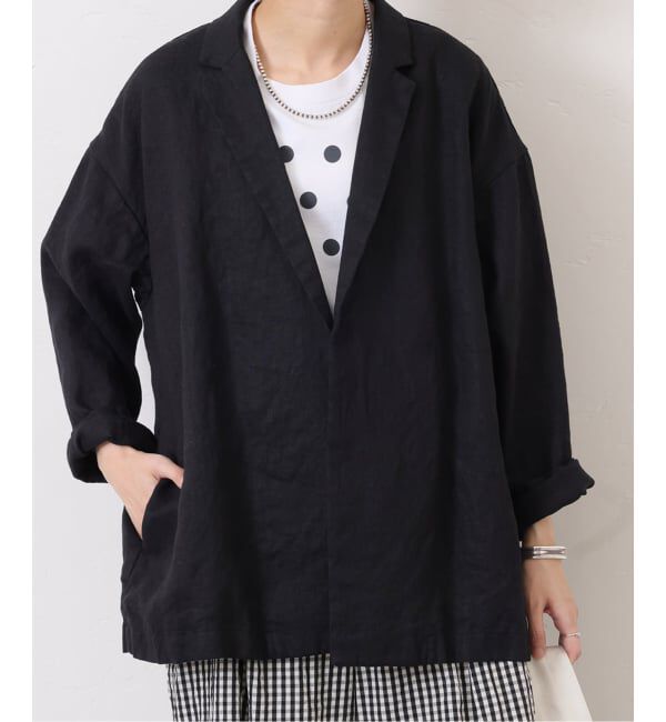 journal standard luxe「《予約》フレンチリネンツイル テーラージャケット」|テーラードジャケット|