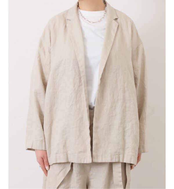 journal standard luxe「《予約》フレンチリネンツイル テーラージャケット」|テーラードジャケット|