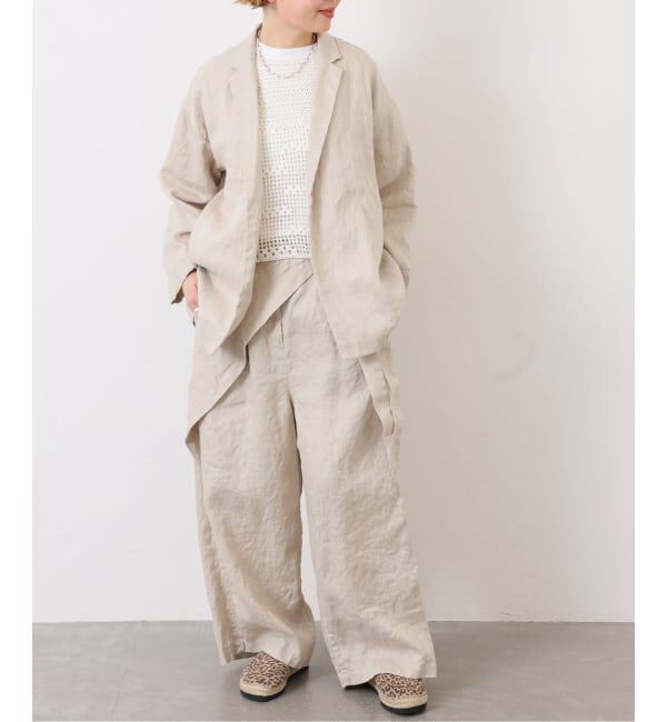 journal standard luxe「《予約》フレンチリネンツイル ラップパンツ」|その他|