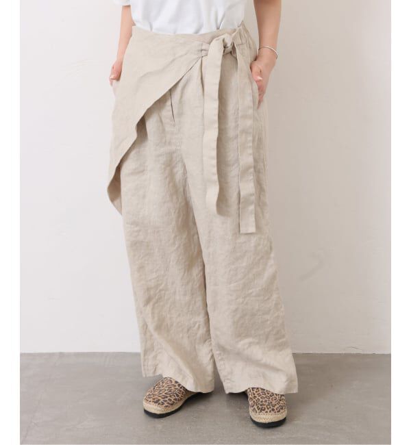 journal standard luxe「《予約》フレンチリネンツイル ラップパンツ」|その他|