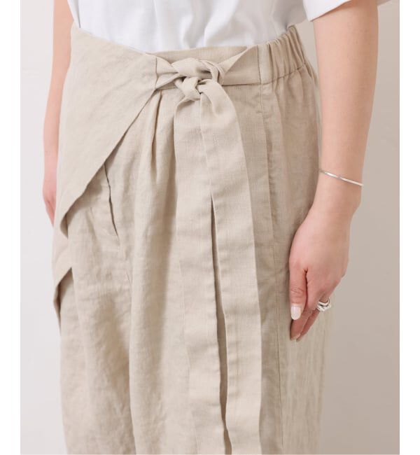 journal standard luxe「《予約》フレンチリネンツイル ラップパンツ」|その他|