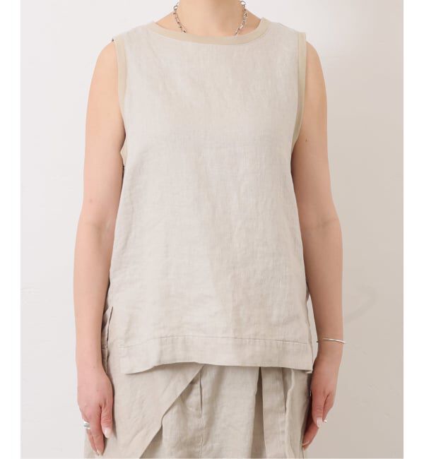 journal standard luxe「《予約》フレンチリネンツイルノースリーブブラウス」|シャツ・ブラウス|