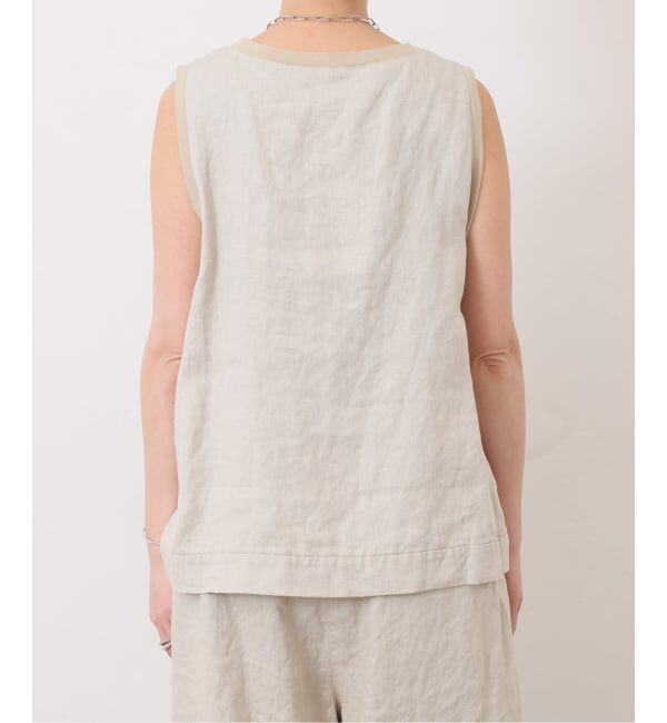 journal standard luxe「《予約》フレンチリネンツイルノースリーブブラウス」|シャツ・ブラウス|