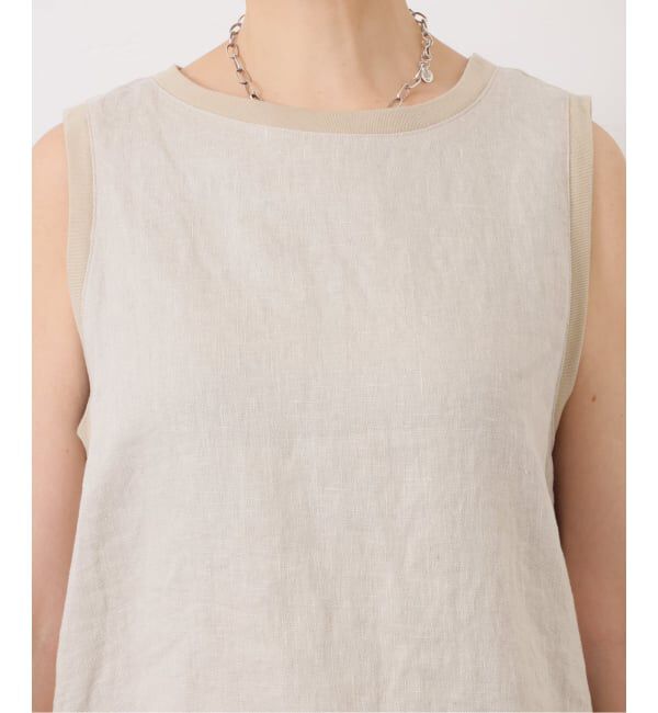 journal standard luxe「《予約》フレンチリネンツイルノースリーブブラウス」|シャツ・ブラウス|