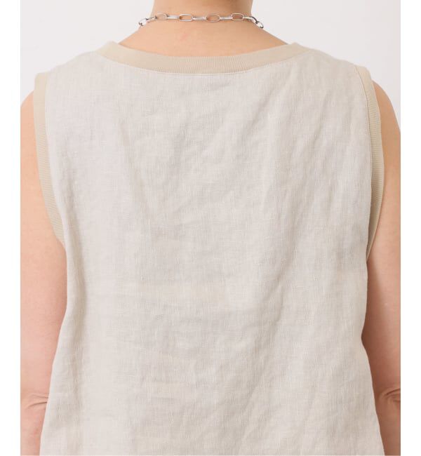 journal standard luxe「《予約》フレンチリネンツイルノースリーブブラウス」|シャツ・ブラウス|