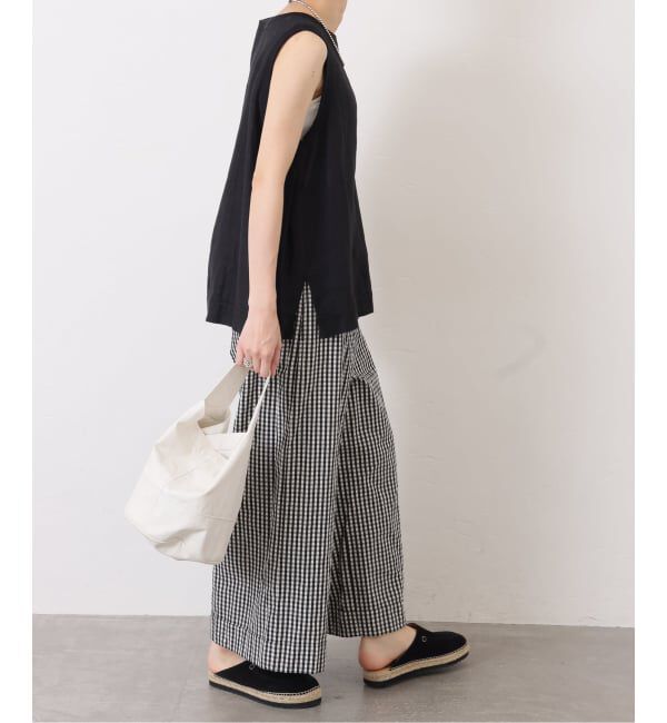 journal standard luxe「《予約》フレンチリネンツイルノースリーブブラウス」|シャツ・ブラウス|