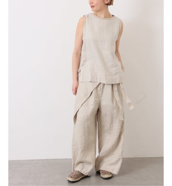 journal standard luxe「《予約》フレンチリネンツイルノースリーブブラウス」|シャツ・ブラウス|