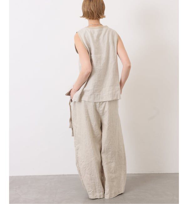 journal standard luxe「《予約》フレンチリネンツイルノースリーブブラウス」|シャツ・ブラウス|