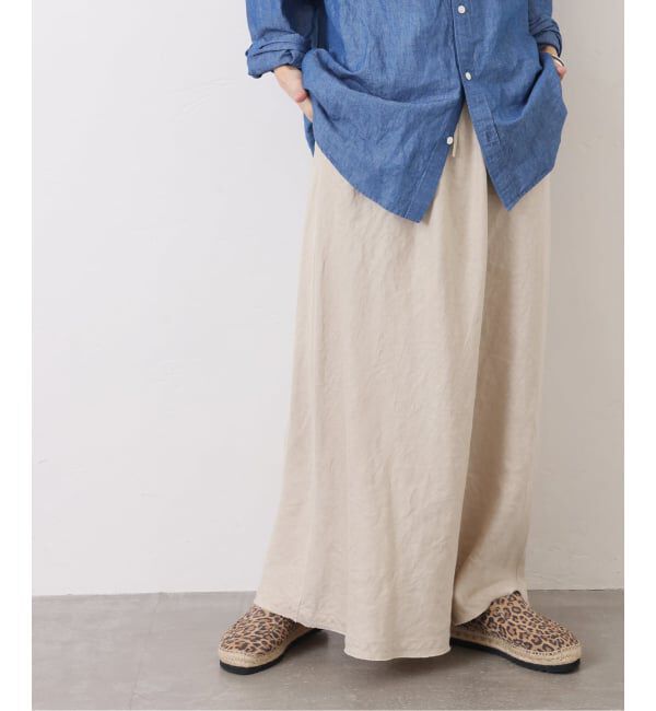 journal standard luxe「《予約》フレンチリネンツイルスカート」|スカート|