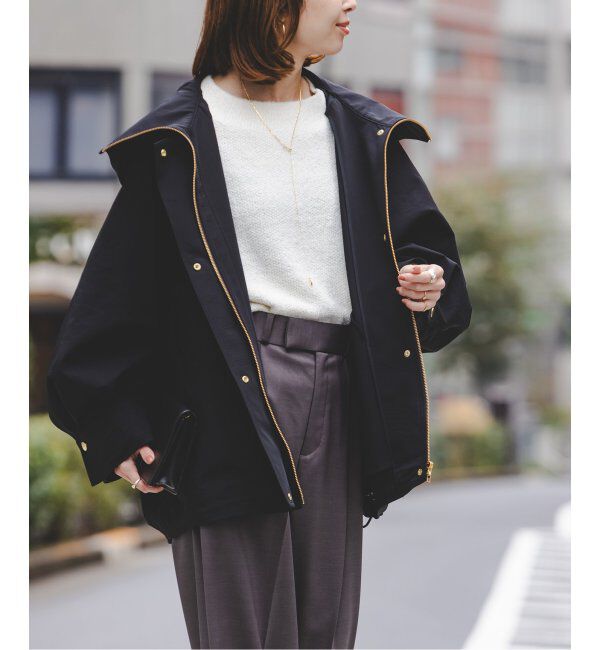 NOBLE「ハイツイストダブルクロスフーディブルゾン」|その他|