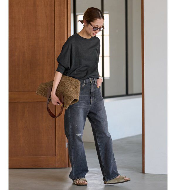 FRAMeWORK「ペーパーミックスポンチョニット」|ニット・セーター|