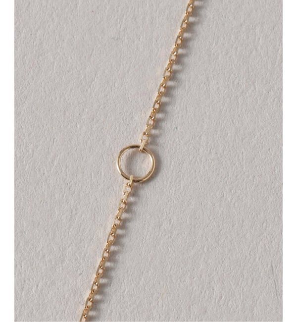 Lilas by Spick&Span「《WEB限定》Vラインダイヤネックレス K10」|ネックレス|