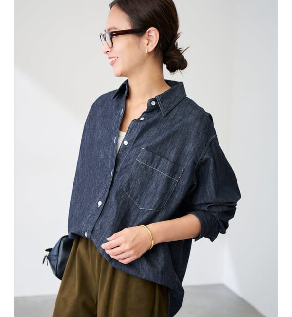 FRAMeWORK「ライトオンスデニムシャツ」|シャツ・ブラウス|