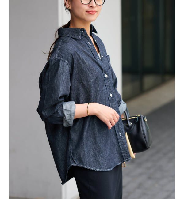 FRAMeWORK「ライトオンスデニムシャツ」|シャツ・ブラウス|