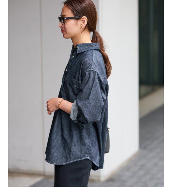 FRAMeWORK「ライトオンスデニムシャツ」|シャツ・ブラウス|