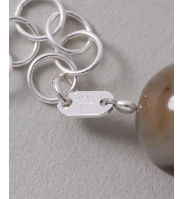 Spick and Span「【SAMH by LILAS】コネクトアゲートネックレス SV」|ネックレス|