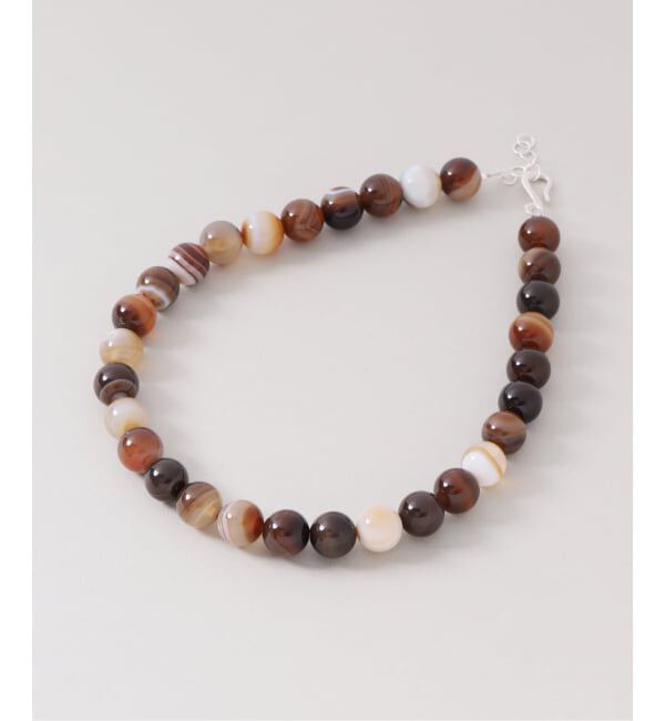 Spick and Span「【SAMH by LILAS】コネクトアゲートネックレス SV」|ネックレス|