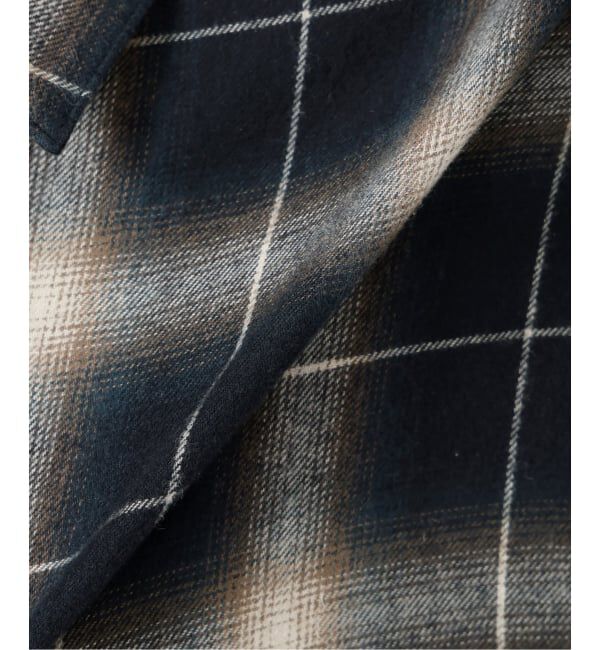 Spick and Span「メタルボタンオンブレーチェックルーズシャツ」|シャツ・ブラウス|