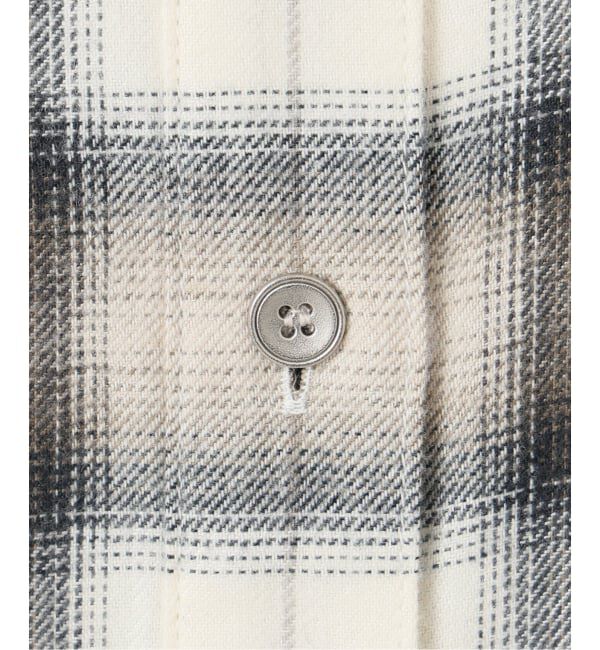 Spick and Span「メタルボタンオンブレーチェックルーズシャツ」|シャツ・ブラウス|
