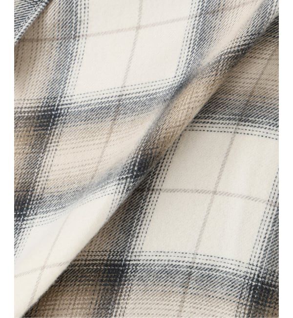 Spick and Span「メタルボタンオンブレーチェックルーズシャツ」|シャツ・ブラウス|