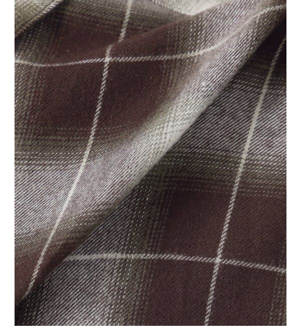 Spick and Span「メタルボタンオンブレーチェックルーズシャツ」|シャツ・ブラウス|