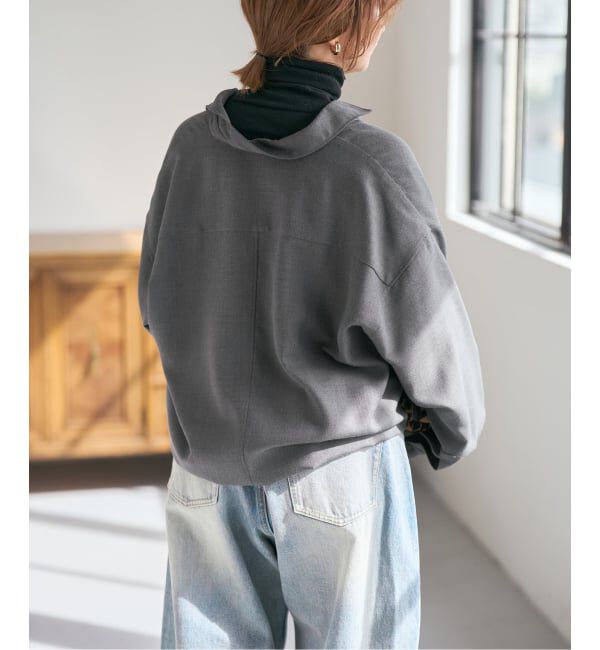 追加》ウールライクヘムギャザーシャツ（Spick and Span）｜ルミネの