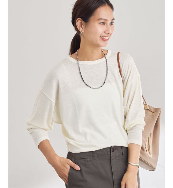 FRAMeWORK「JANE SMITH/ジェーンスミス WOOL RIB P/O」|ニット・セーター|ホワイト A