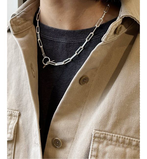 FRAMeWORK「Gabriela Artigas/ガブリエラ アルティガス RECTANGULAR LINK CHOKER」|ネックレス|シルバー