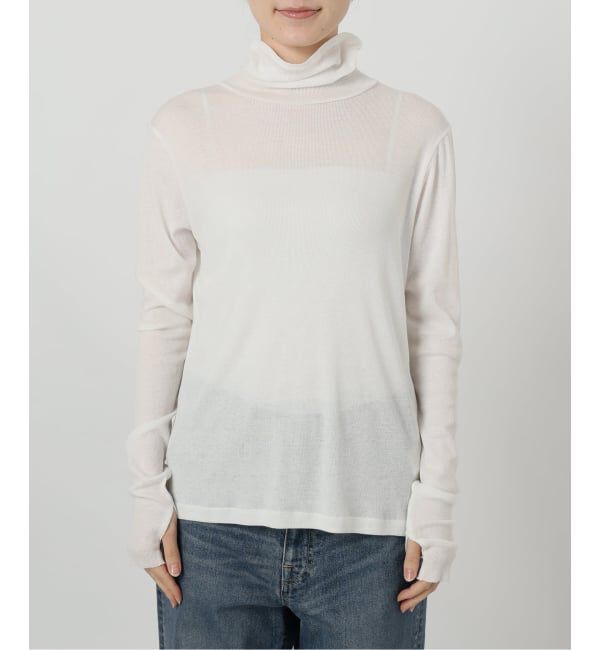 FRAMeWORK「コットンシルクMixタートルネック」|Tシャツ・カットソー|