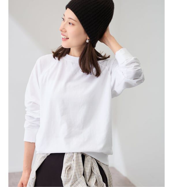 FRAMeWORK「Next Level Apparel V gusset raglan スウェット」|スウェット・ジャージ|ホワイト