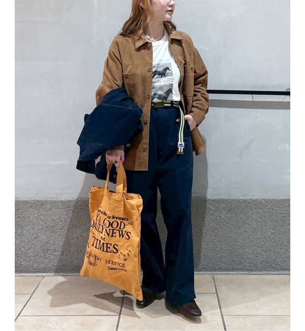 FRAMeWORK「THRIFTY LOOK 別注 SUEDESHIRTブルゾン」|ライダースジャケット|