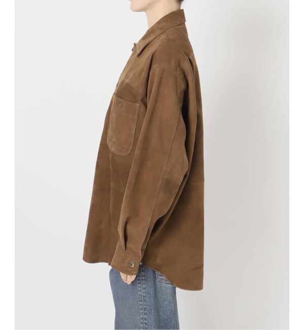 FRAMeWORK「THRIFTY LOOK 別注 SUEDESHIRTブルゾン」|ライダースジャケット|