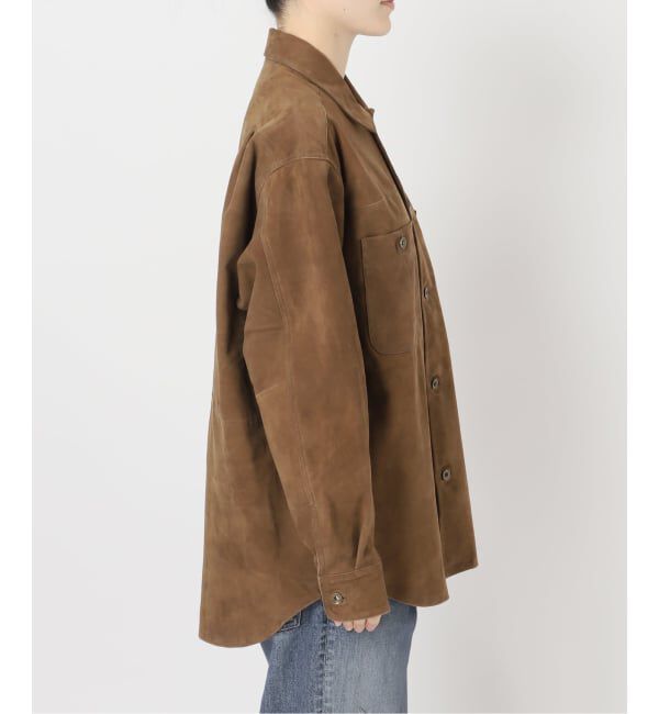 FRAMeWORK「THRIFTY LOOK 別注 SUEDESHIRTブルゾン」|ライダースジャケット|