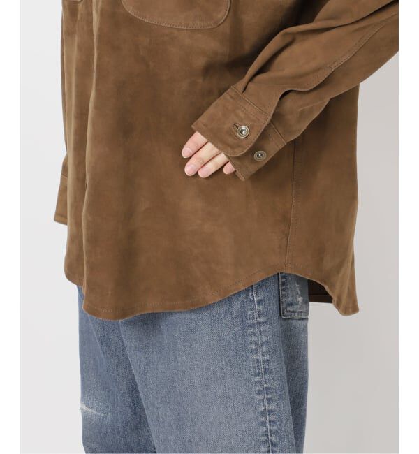 FRAMeWORK「THRIFTY LOOK 別注 SUEDESHIRTブルゾン」|ライダースジャケット|