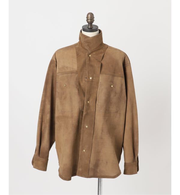 FRAMeWORK「THRIFTY LOOK 別注 SUEDESHIRTブルゾン」|ライダースジャケット|