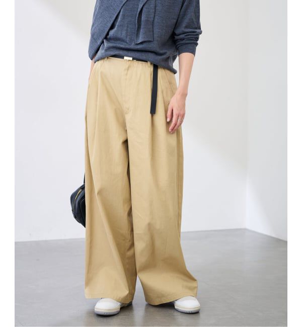 FRAMeWORK「ワイドチノパンツ」|チノ|