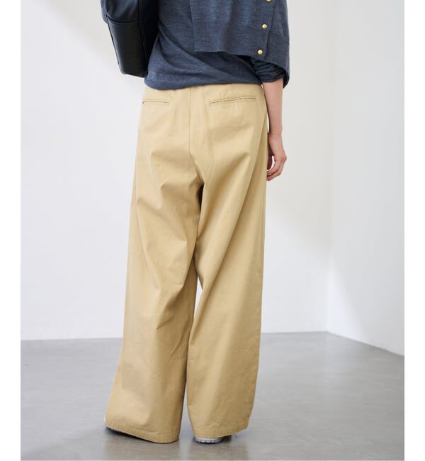 FRAMeWORK「ワイドチノパンツ」|チノ|