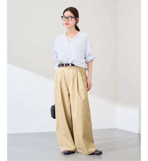FRAMeWORK「ワイドチノパンツ」|チノ|