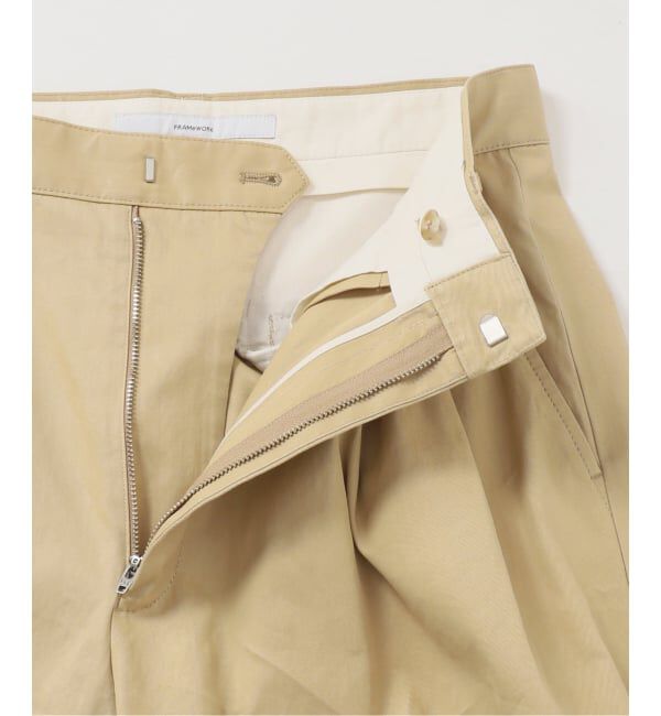 FRAMeWORK「ワイドチノパンツ」|チノ|